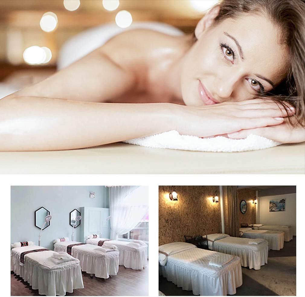 BestMassage Massage Bed Portable Massage Table 28 inch Wide Lash Bed Height Adjustable 2 Folding Spa Table with Towel Hanger Oil Pouch Half Bolster Round Bolster Non-Woven Bag