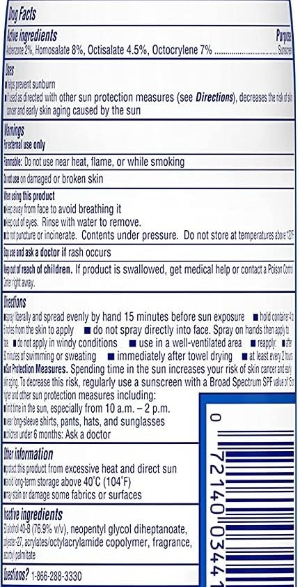 Coppertone Continuous Spf#30 Spray Sport 5.5 Ounce (162ml) (6 Pack)