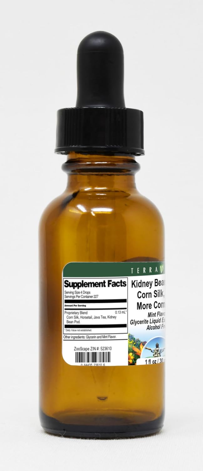 Terravita Kidney Complex Glycerite Liquid Extract (1:5) - Mint Flavored (1 oz, ZIN: 523610)