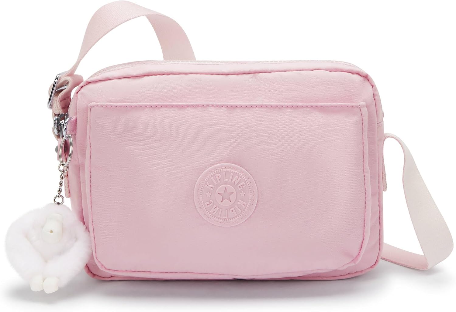 Kipling Women’s Abanu Medium Crossbody Bag, Lightweight, Adjustable Nylon Waist Pack with Multi-Compartment Zip Pockets