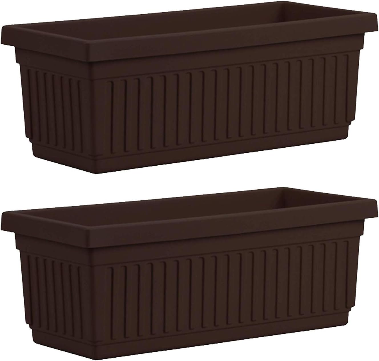 The HC Companies VNP30000E21 29.5 Inch Venetian Planter Box, 2-Pack