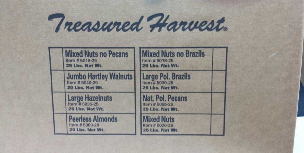 In Shell Grand Royale Natural Mixed Nuts - 25 lb.