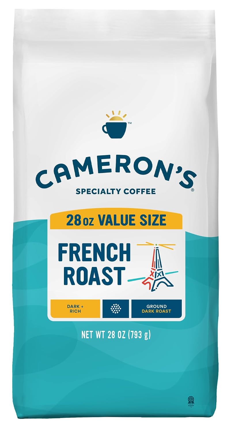Cameron's Coffee Roasted Ground Coffee Bag, Flavored, Vanilla Hazelnut, 32 Ounce