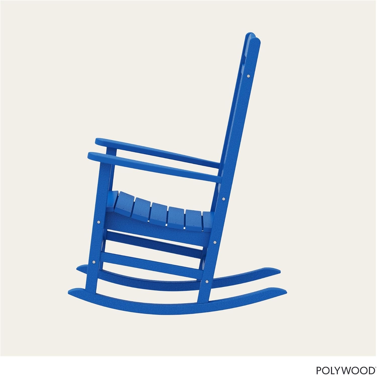 POLYWOOD Presidential Rocking Chair in White