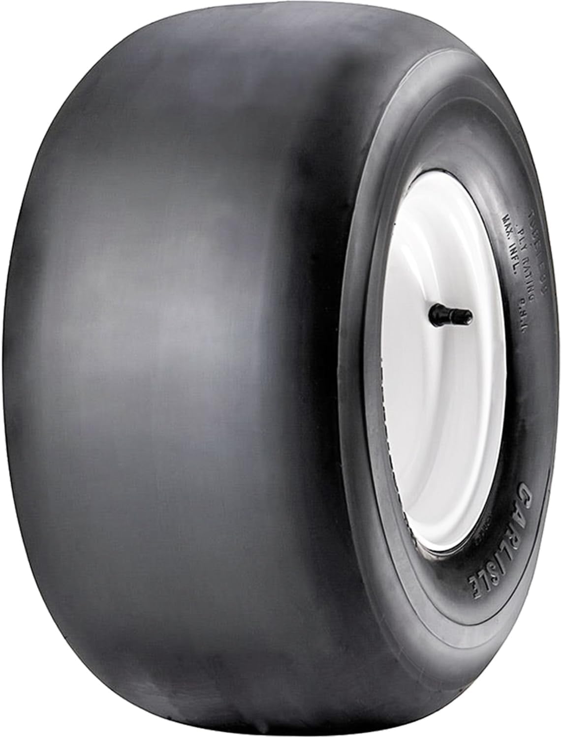 Carlisle Smooth Lawn & Garden Tire - 20X10-10 | Lawn Mower & Garden Tractor All Season Traction 73A3 Rated 2 Ply Bias Construction Black Sidewall Tire