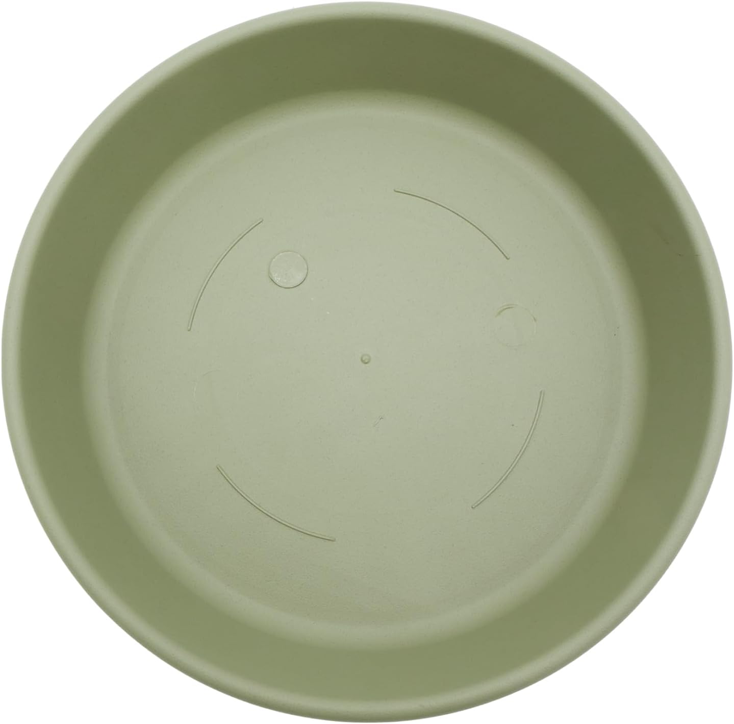 The HC Companies 14 Inch Round Plastic Classic Plant Saucer - Indoor Outdoor Plant Trays for Pots - 14"x14"x2.5" Sandstone