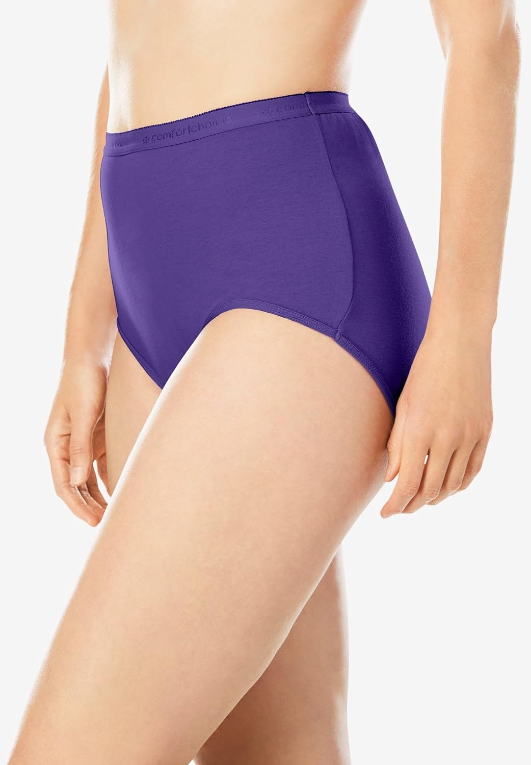 Comfort Choice Full Coverage Cotton Brief 10-Pack