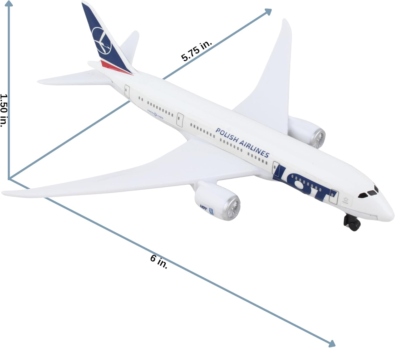Daron British Airways Concorde Single Plane Toy , White Small