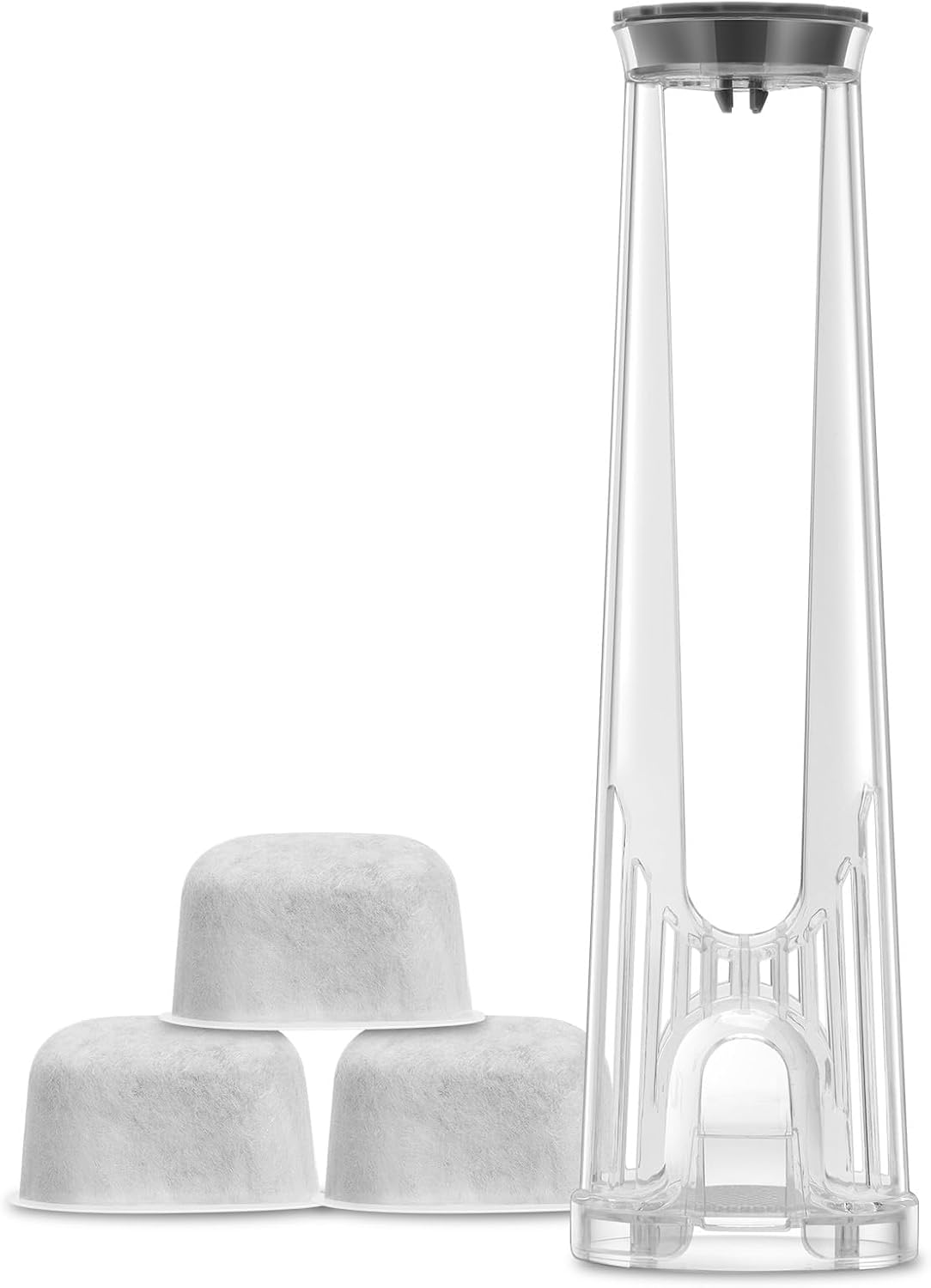 Water Filter Replacement Starter Kit for Keurig 2.0 | Tall Filter Holder and 3 Water Filters, Fits K-Classic, K-Express, K-Supreme, K-Slim, K-Iced
