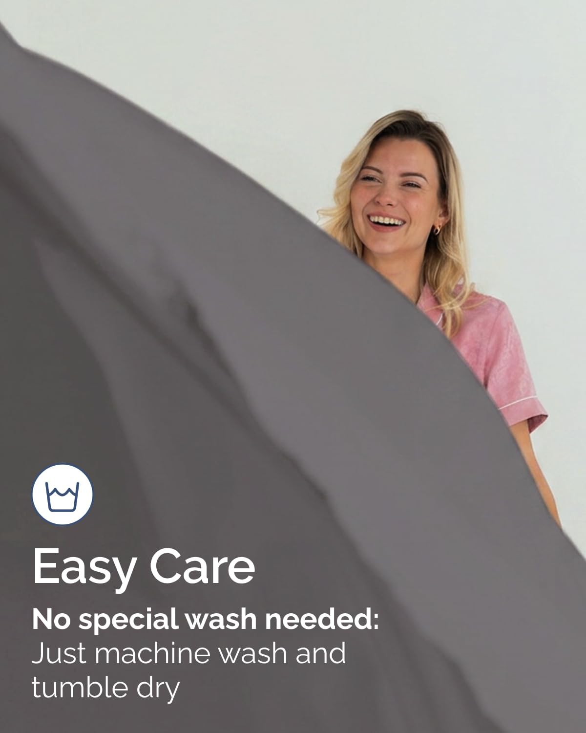 Fitted Hospital Bed Sheet - Hospital Bed Sheets for Home Use - Dark Grey | Ultra-Soft Brushed Microfiber Bedding with 16 Inch Deep Pockets, Extra Long 36 x 84 Fit, Breathable, Cooling and Wrinkle Free