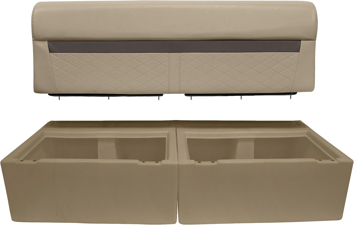 Wise 8WD95-1B DLX Series 27" Pontoon Bench Seat - Base Only