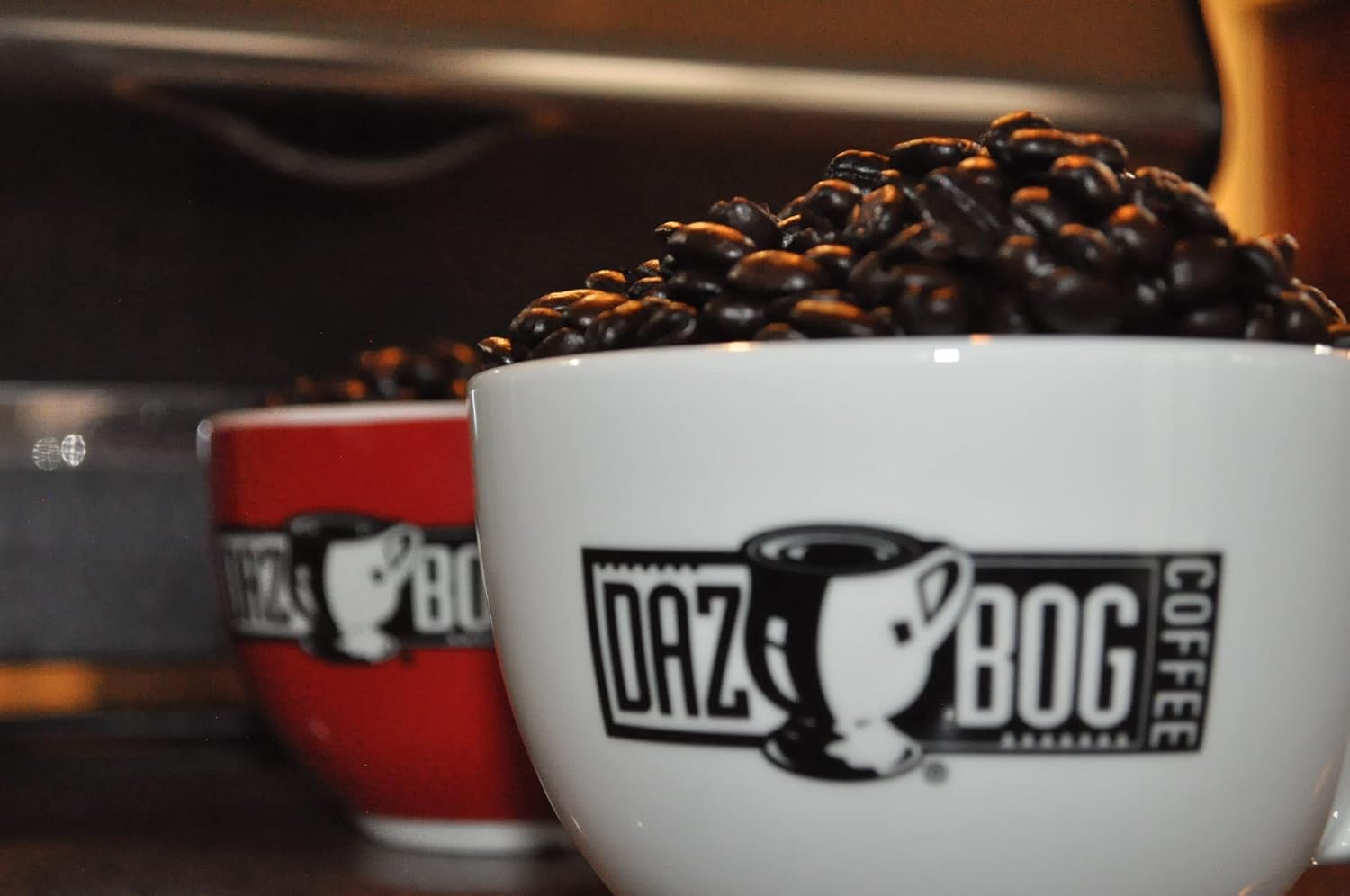 Dazbog Coffee | French Roast | Whole Bean Coffee | Pack of 6 | 11 oz. | Creamy & Smoky Finish | Dark Roast Blend | Rich, Smooth, Full Bodied | Vacuum Sealed Freshness