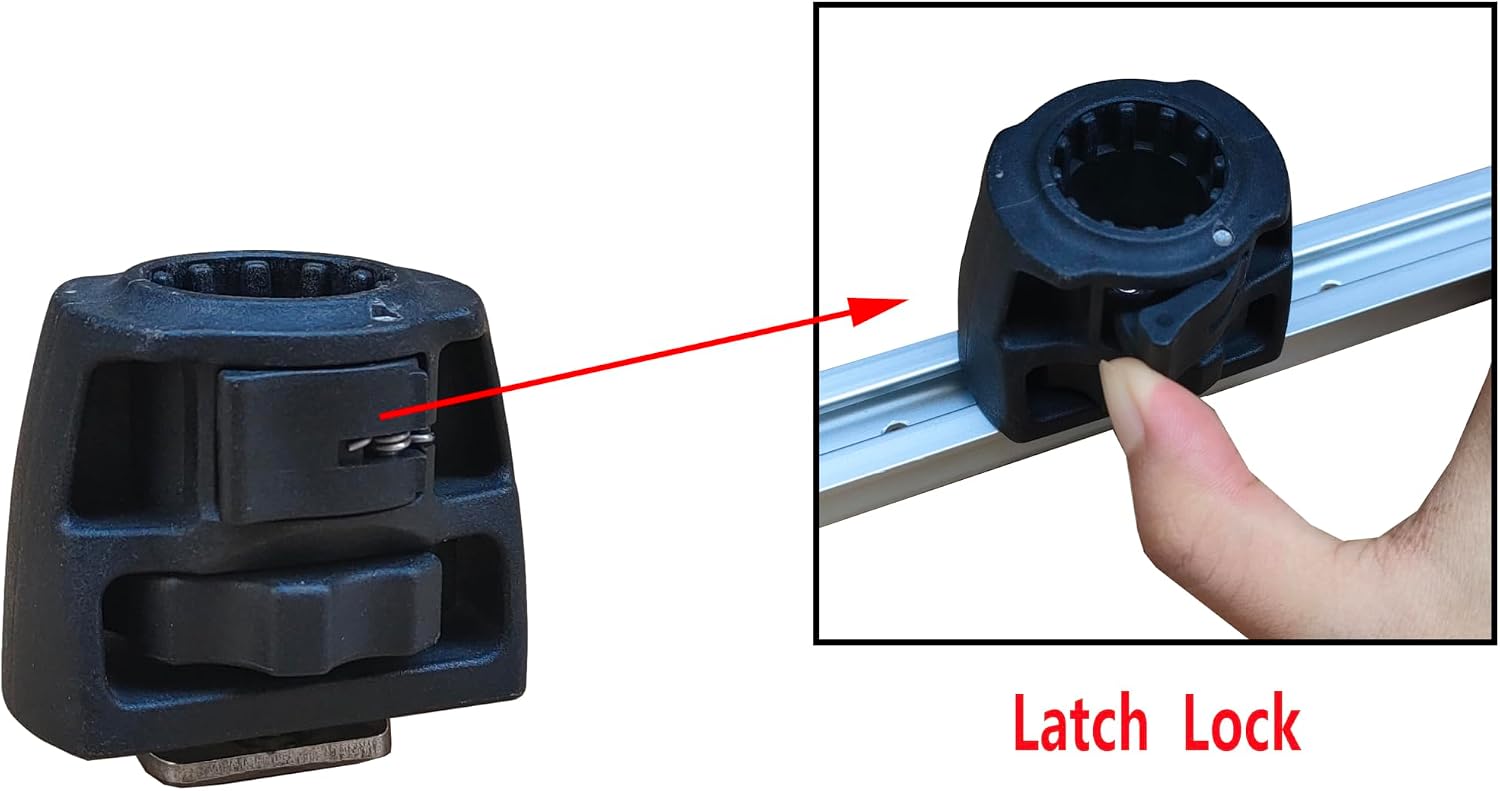Brocraft Quick Release Rail Adapter/Gear Adapter/Kayak Track Mount