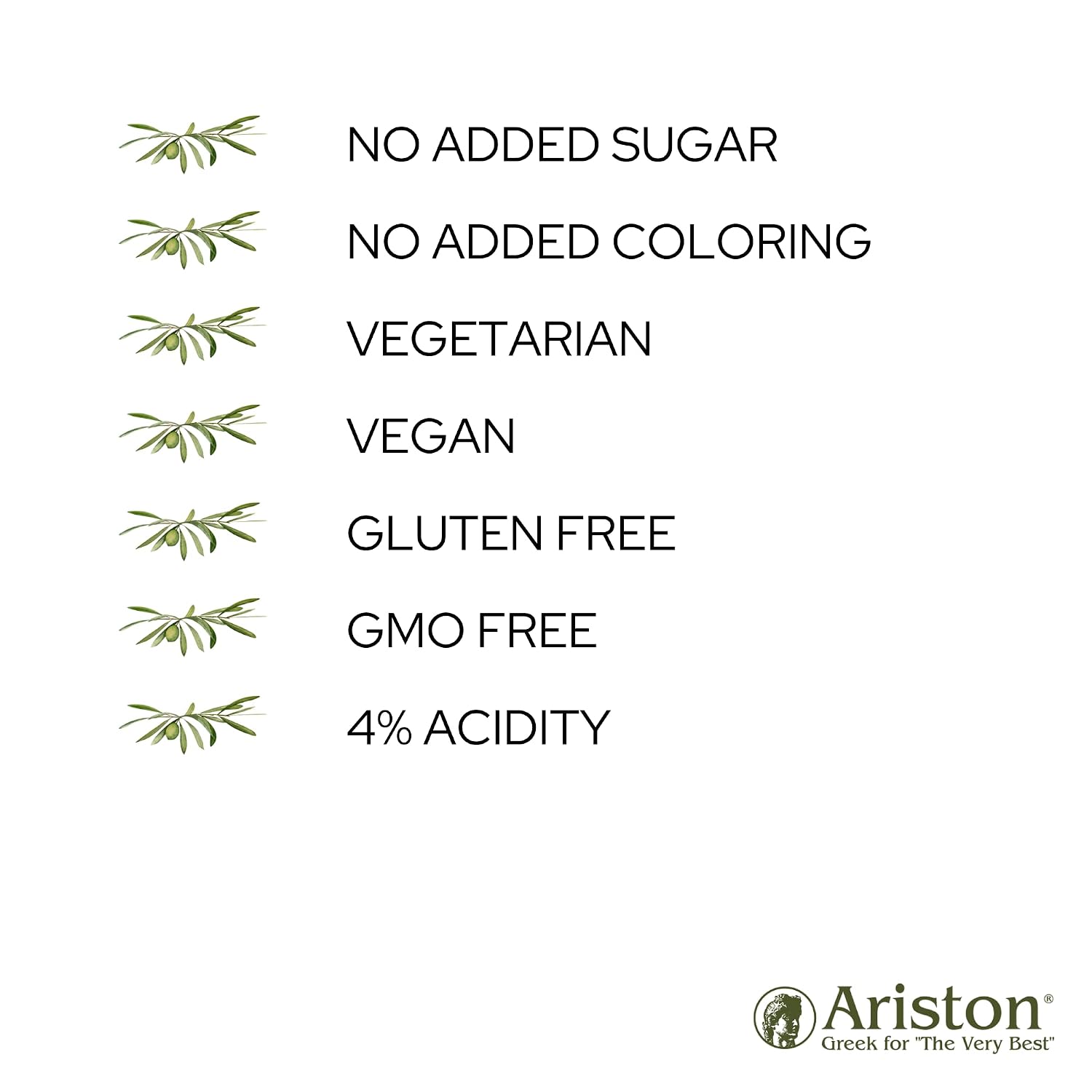 Ariston Aged Balsamic Vinegar of Modena, Traditional Flavored, 16.9 Fl Oz | Organic Gourmet Italian Vinegar, Oak Barrel Aged, Perfect for Salads, Pasta & Finishing Dishes, No Added Sugar, Vegan