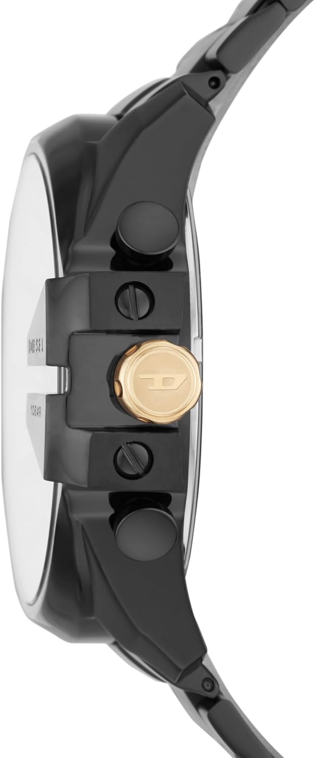 Diesel Mega Chief Watch for Men, Chronograph Men's Watch