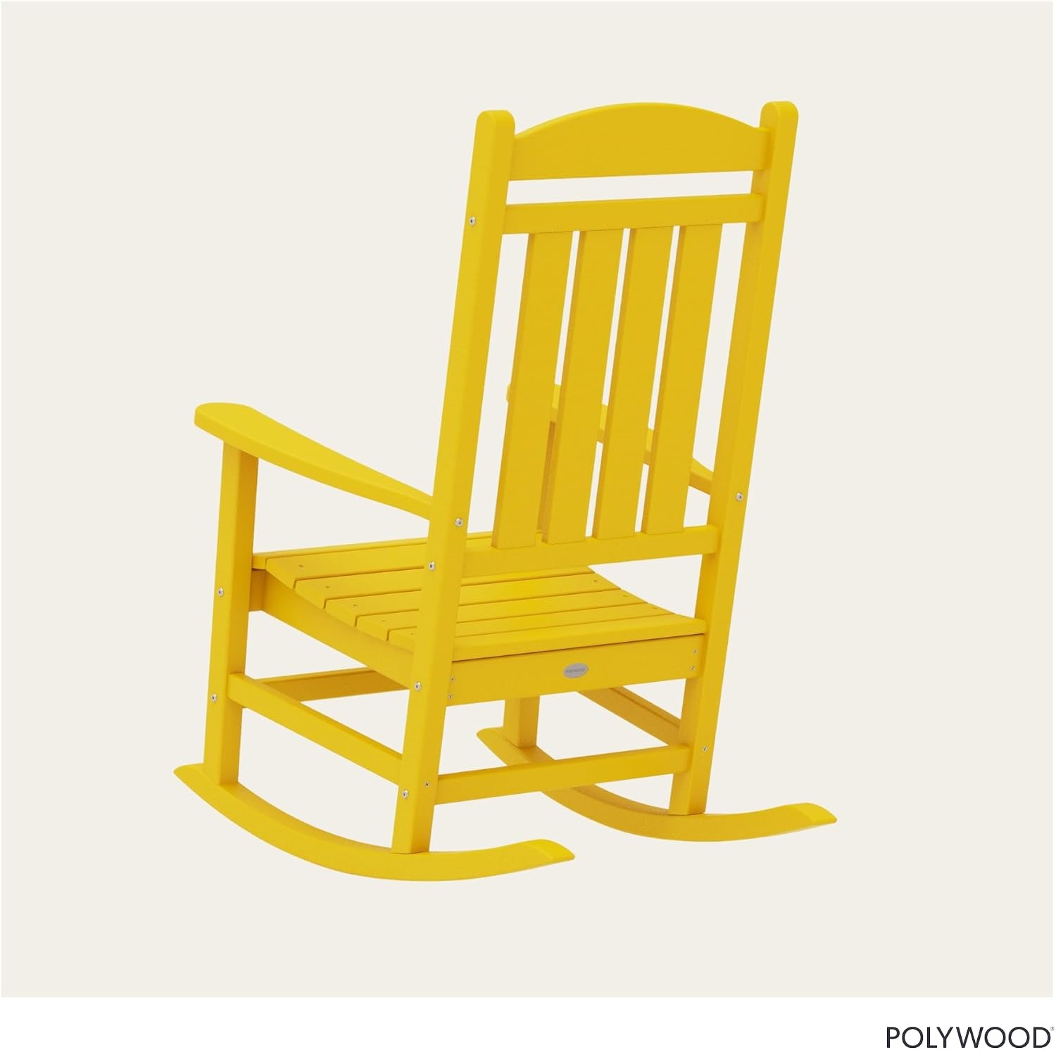 POLYWOOD Presidential Rocking Chair in White