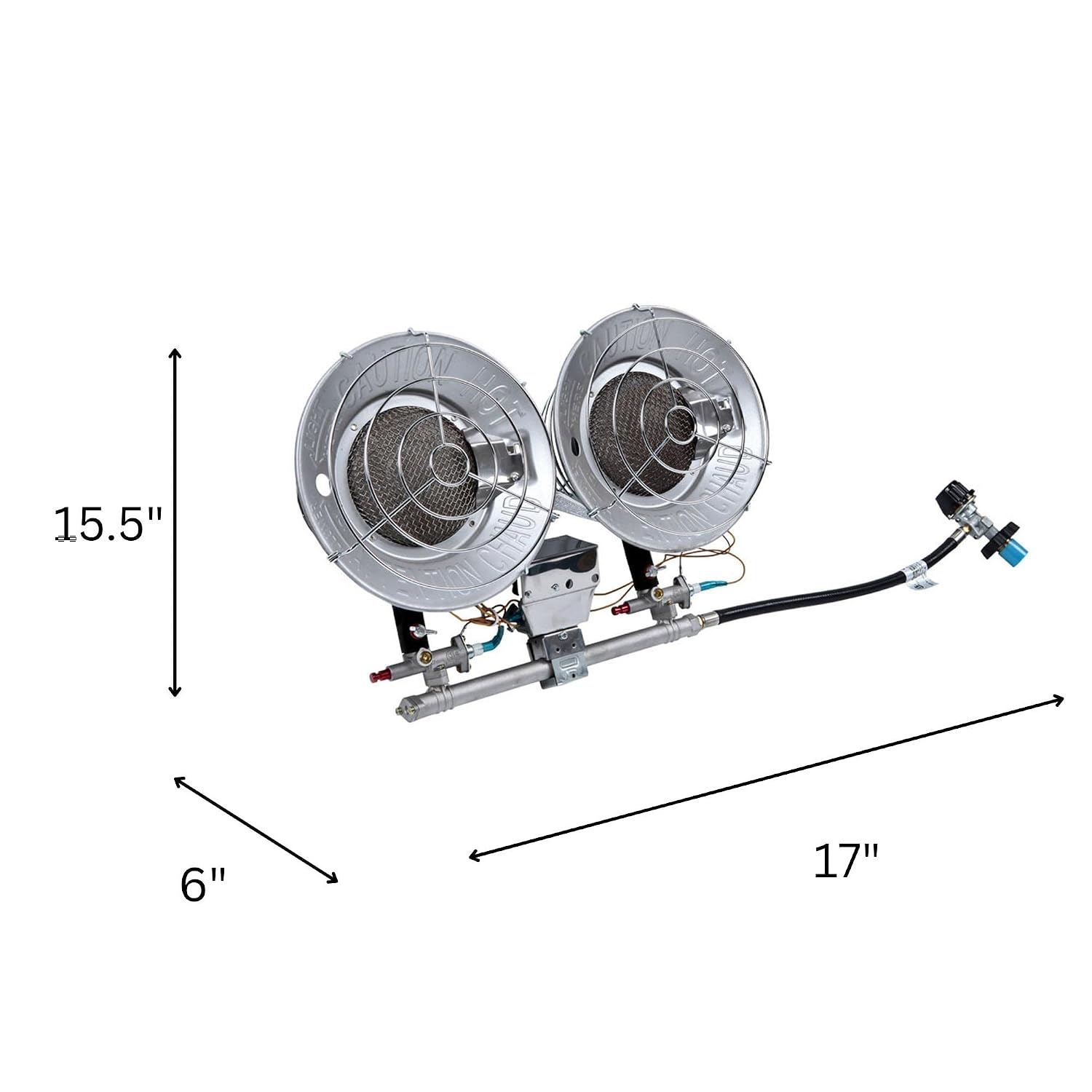 MASTER LP Tank Top Space Heater, Variable Output, 32,000 BTU (MH-32-TTC)