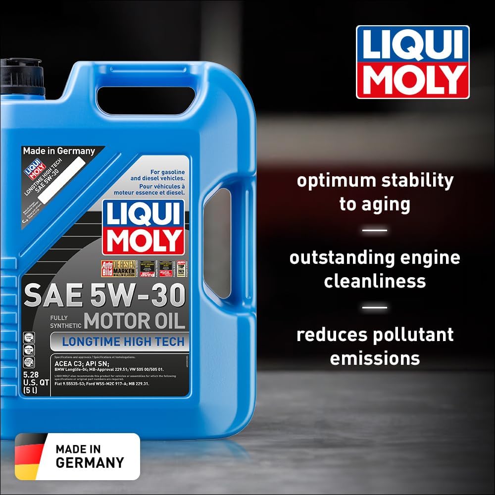 LIQUI MOLY Longtime High Tech SAE 5W-30 | 1 L | Fully synthetic engine oil | SKU: 2038