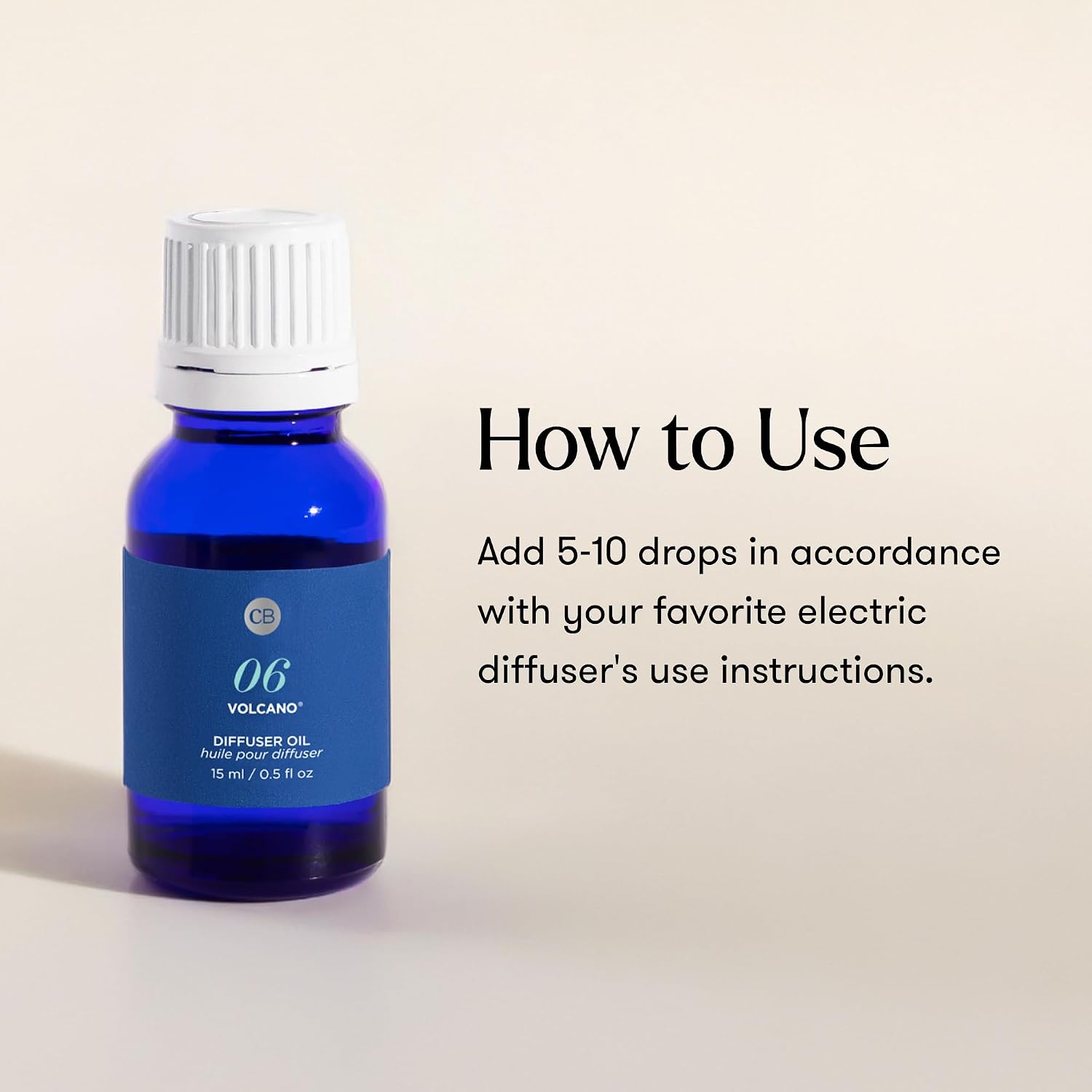 Capri Blue Diffuser Oil Refill - Premium Fragrance Oil - Use with Electric or Ultrasonic Diffusers for Home - Long Lasting Sugared Citrus Scent (Volcano, 0.5 fl oz)