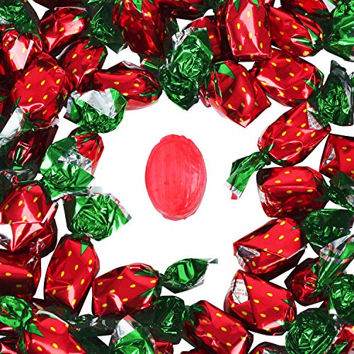 Strawberry Bon Bons – 5 lb Bulk Filled Hard Candy for Parties & Candy Bowls