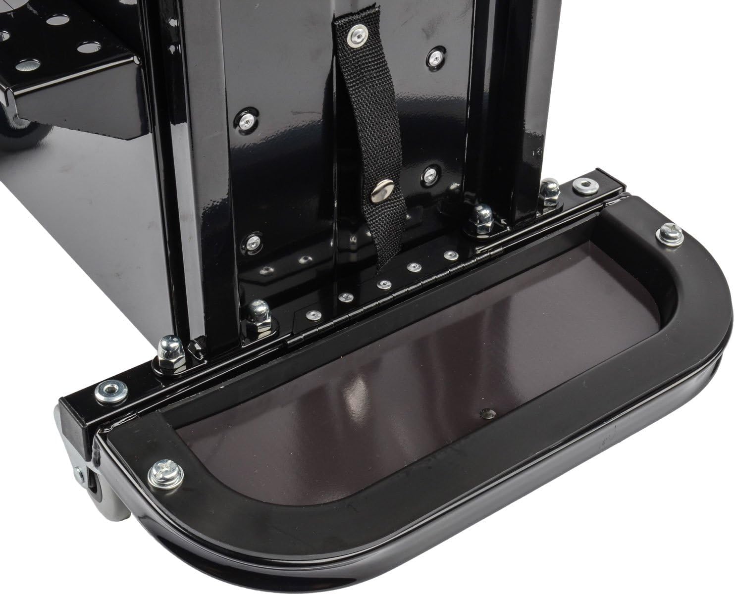 3-Drawer Rolling Tool Box Seat | 3-Drawer Rolling Tool Box Seat for supporting the driver or passenger in the vehicle; steel and rubber construction