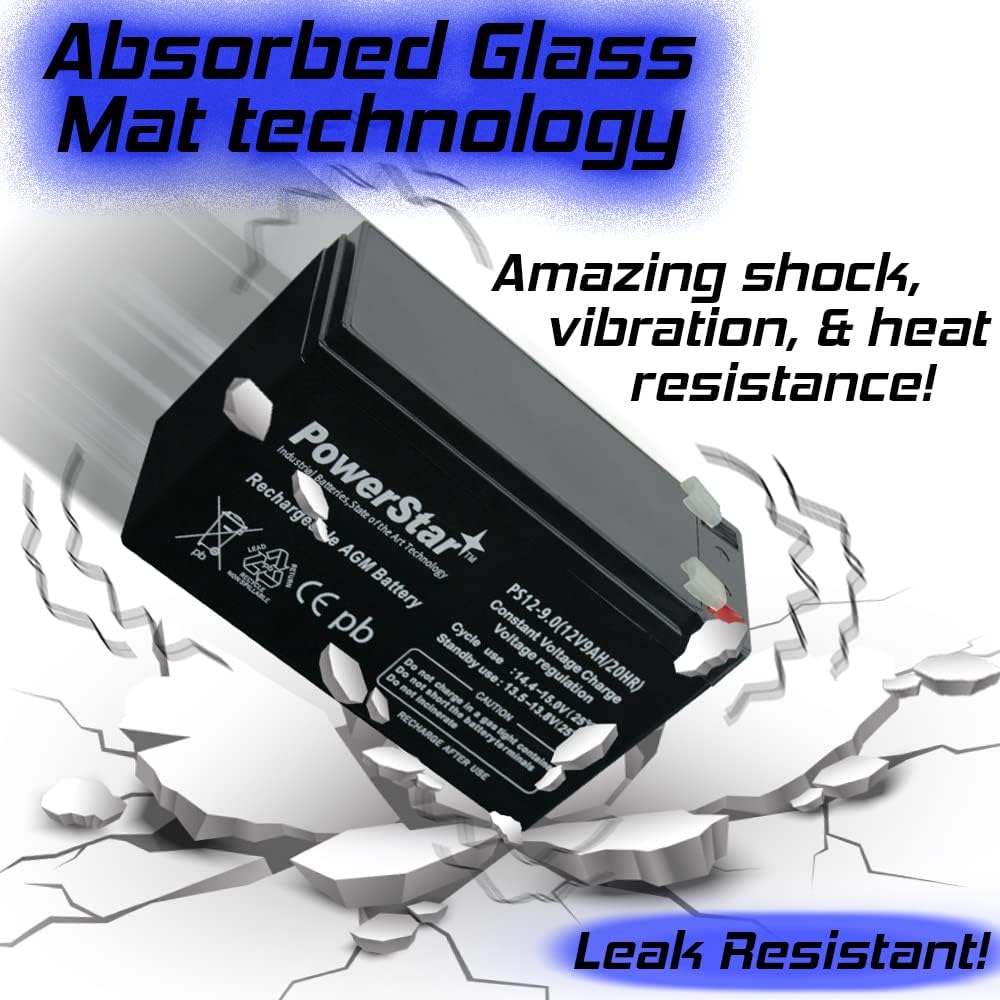 9AH HIGH RATE Razor MX400 Dirt Rocket Batteries 2 YEAR WARRANTY by PowerStar®