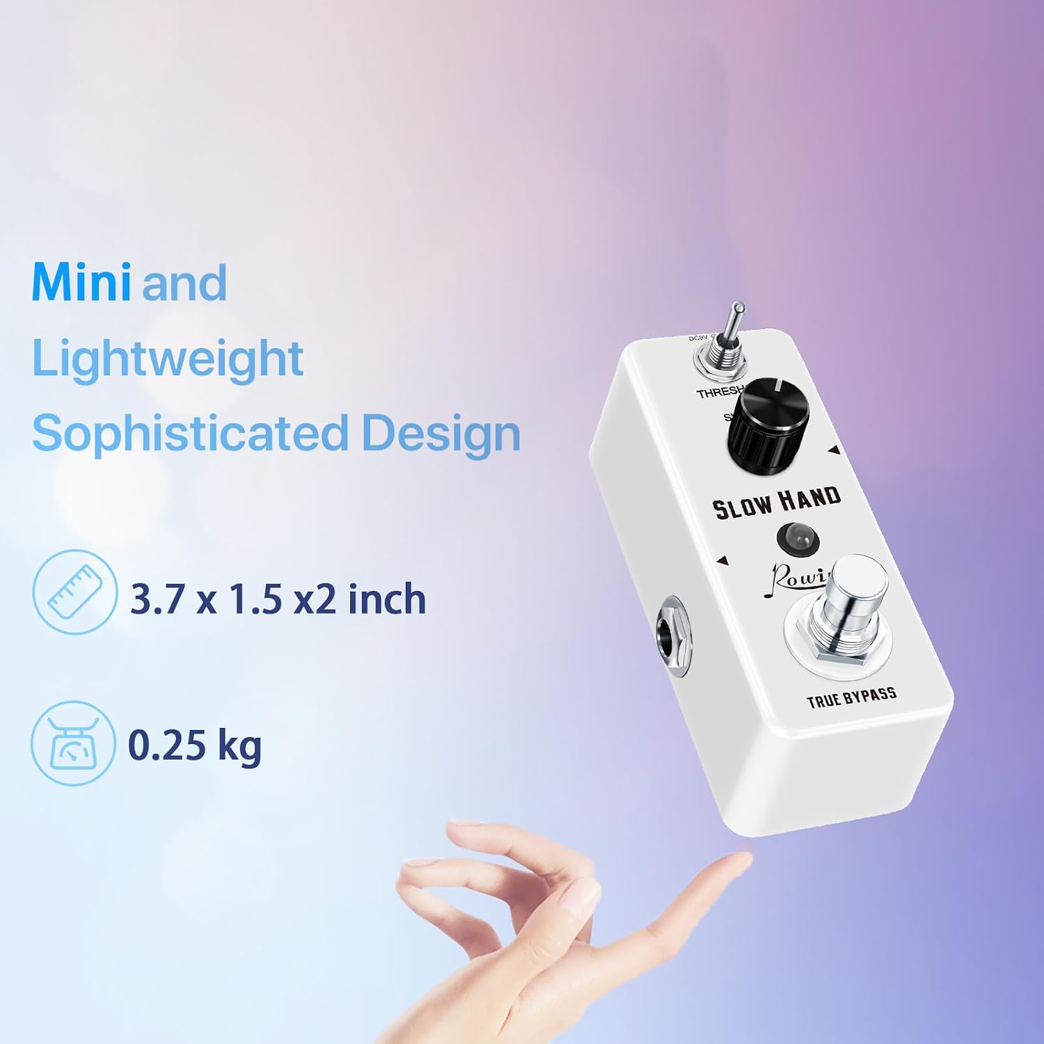Vintage Vacuum Bluesy Guitar Effect Pedal,Electric Guitar Effect Sound Low Key Mild Clipping