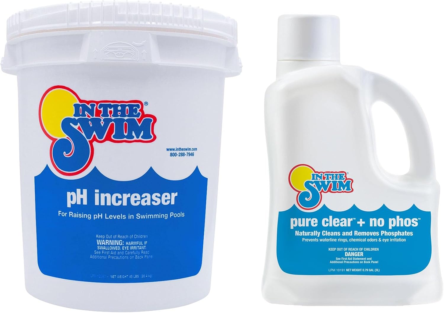In The Swim pH Increaser for Pools - 5 Pounds | Granular 100% Sodium Carbonate (Soda Ash) to Raise pH Up