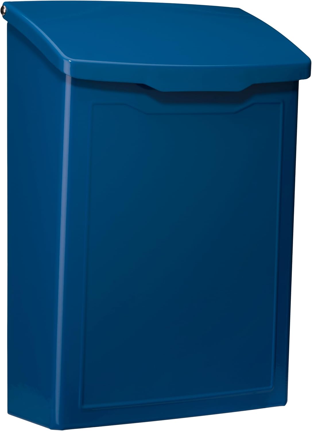 Architectural Mailboxes 2681B Black Marina Wall Mount Mailbox, Small | Galvanized steel build for outside with weather-resistant outdoor construction and a rust-resistant powder-coat finish.