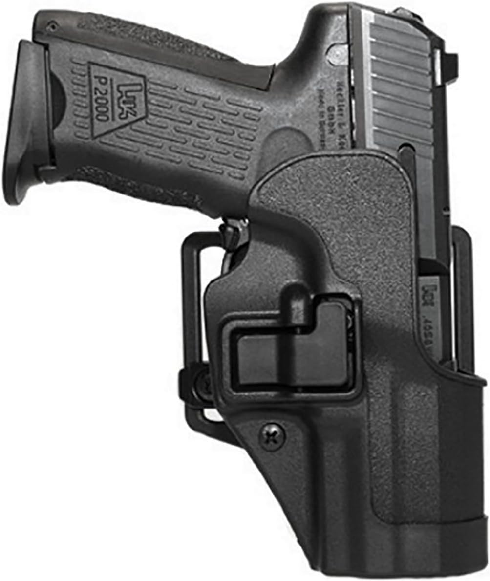 BLACKHAWK Serpa CQC Belt Loop and Paddle Holster For Glock 26/27/33, Right Hand, Matte Black - 410501BK-R