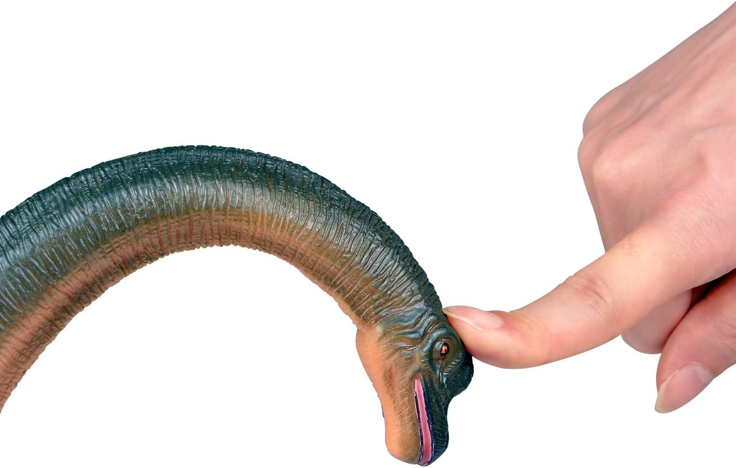 RECUR Jumbo Brachiosaurus Toys Large 20.5 Jurassic Toys Dinosaur Figure Toy Safe Odorless Hand-Painted Figurines for Kids Realistic Design Replica
