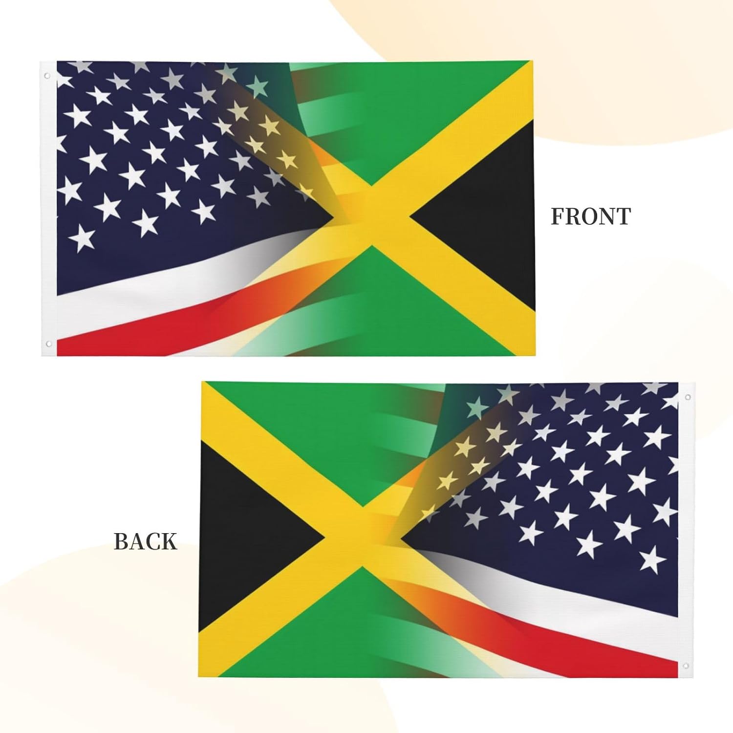 Nicaragua Nicaraguan And American Flag America USA 3x5 Ft Patriotic Banner Outdoor Indoor Decoration National Flags for Garden Car Yard Outside Decor