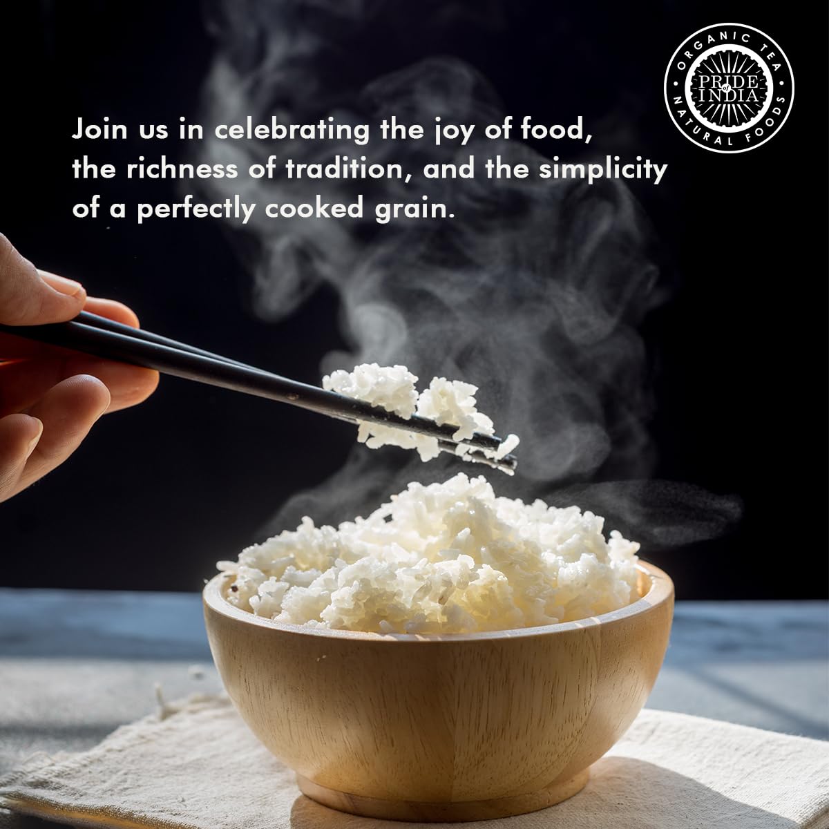 Pride Of India - Extra Long Indian Basmati Rice - Naturally Aged Aromatic Grain, 1.5 Pound Jar