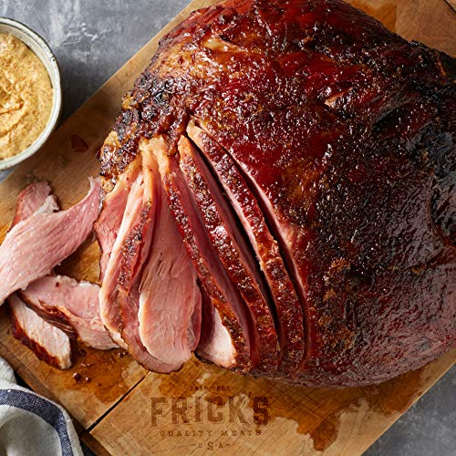 Frick's Supertrim Whole Bone-In Ham, Hickory Smoked
