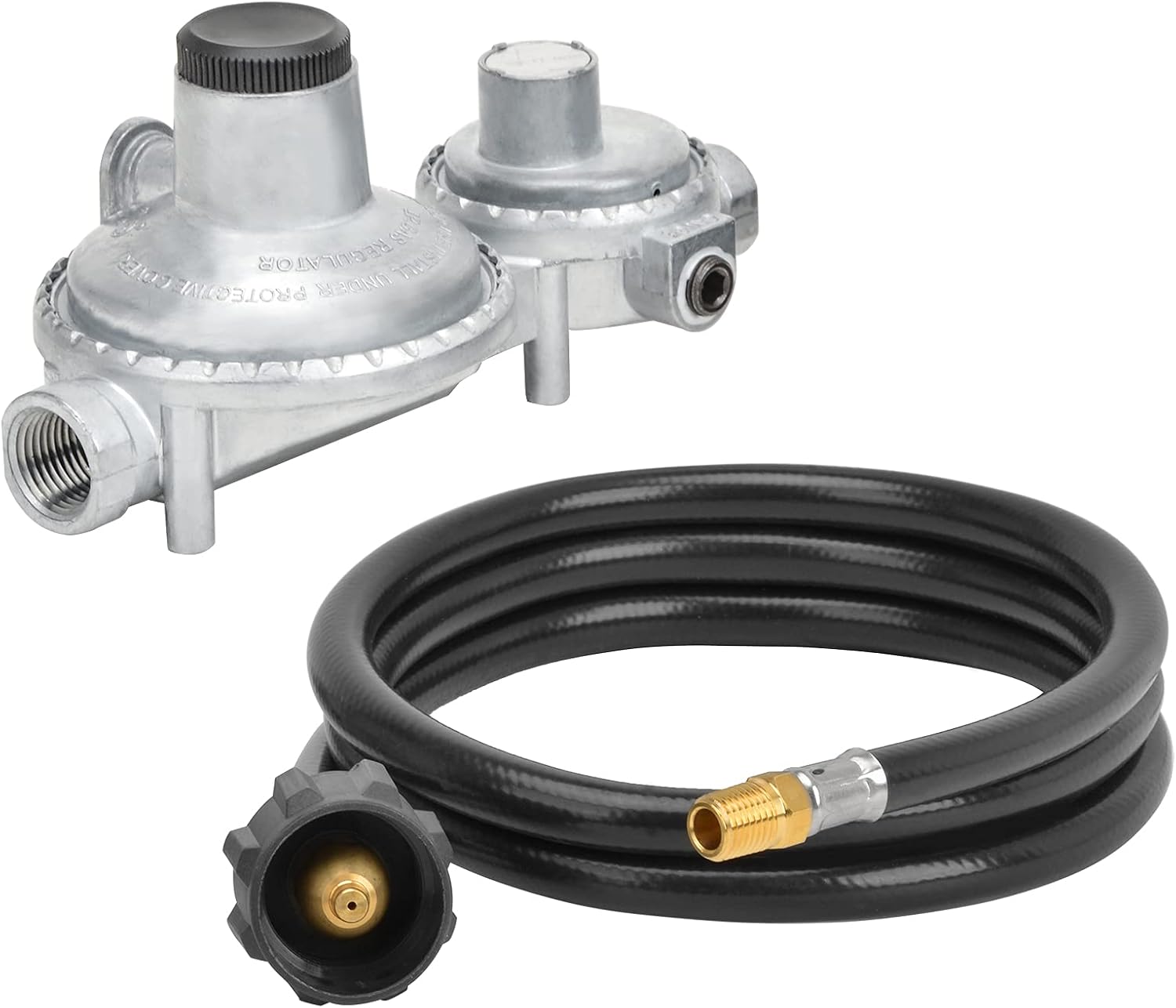 onlyfire Horizontal Two Stage RV Propane Regulator
