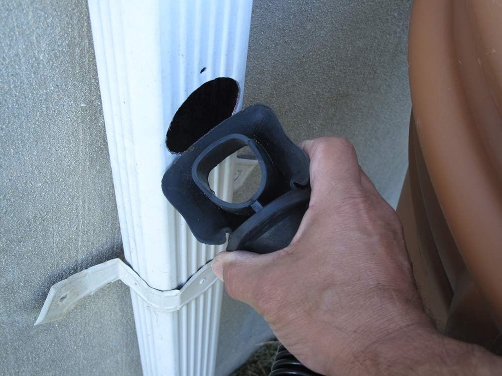 EarthMinded DIY Rain Barrel Diverter Part for 3x4 Downspouts | (Diverter Only, Part to fit 3x4 Downpipe)