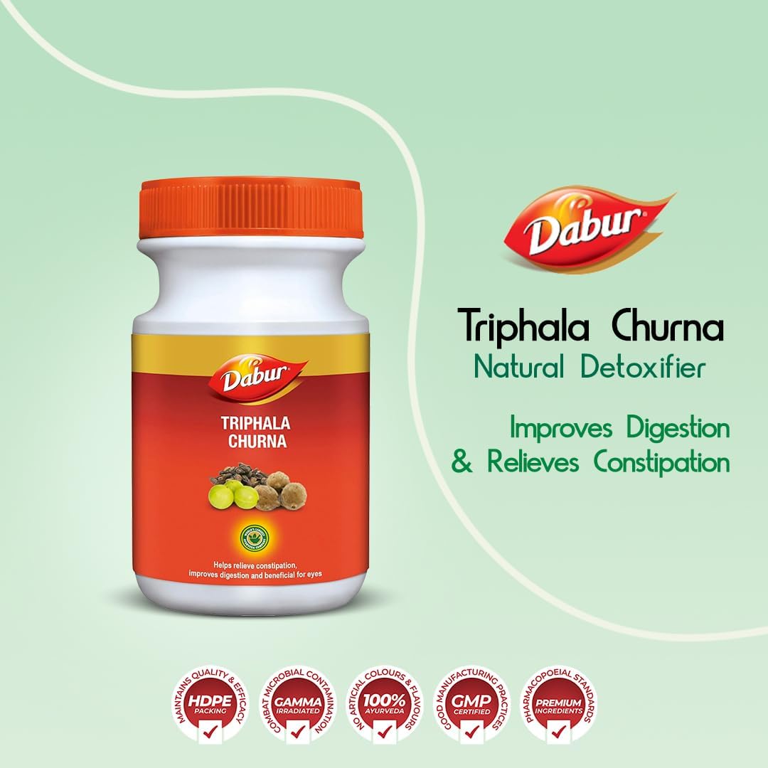 Dabur Triphala Churna Ayurvedic Remedy for Gastro Intestinal Health - 500 g