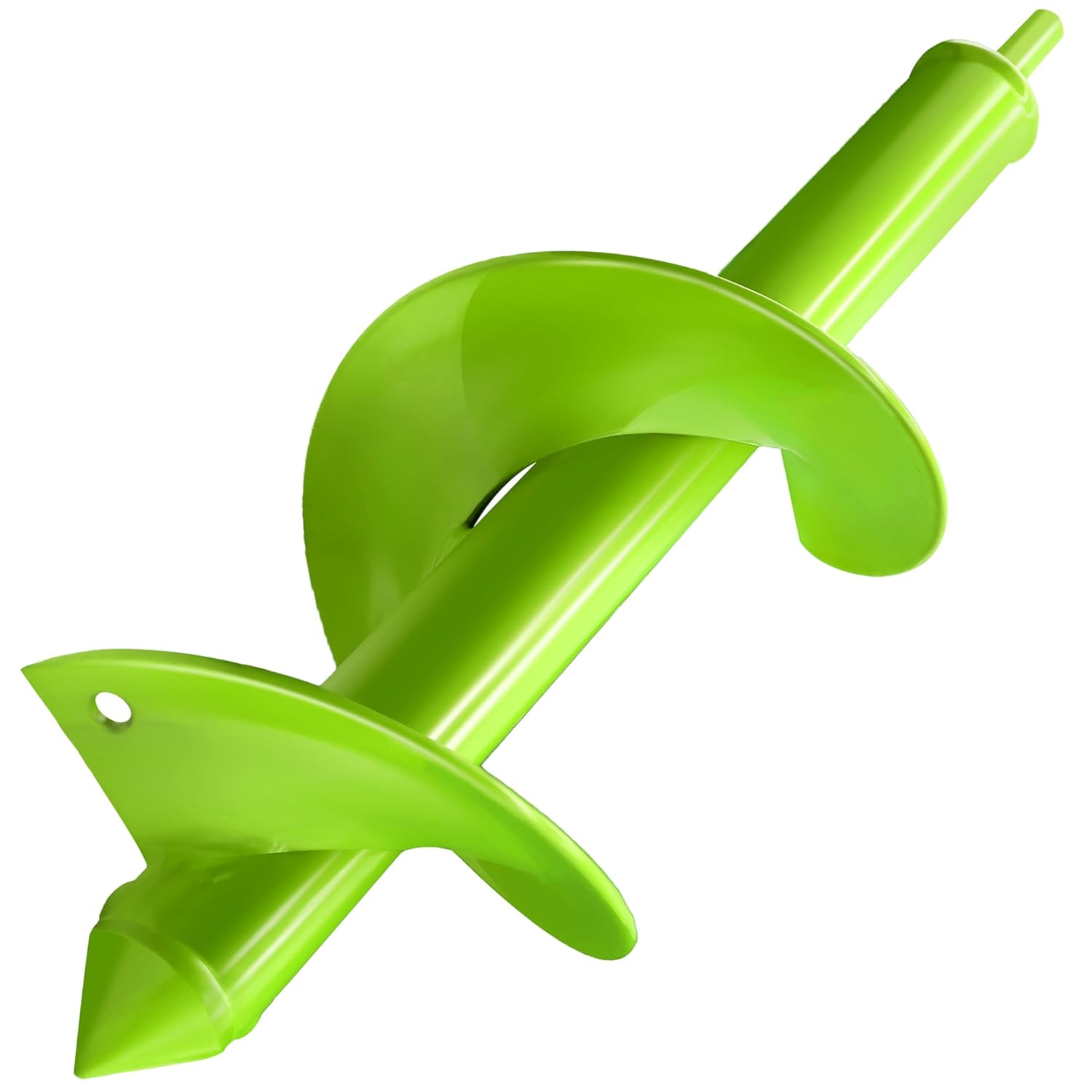 TCBWFY Auger Drill Bit for Planting 1.6x16.5inch Extended Length Garden Auger Spiral Drill Bit for Planting Bulbs Flowers,Post Hole Digger for 3/8”Hex Drill