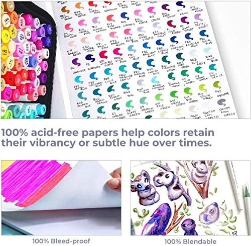 Ohuhu 7"x10" Marker Paper Pad Art Sketchbook for Drawing and Sketching