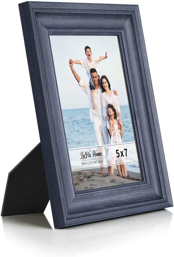 LaVie Home 8x8 Picture Frames (1 Pack, Gold) Square Photo Frame Set with High Definition Glass for Wall Mount & Table Top Display