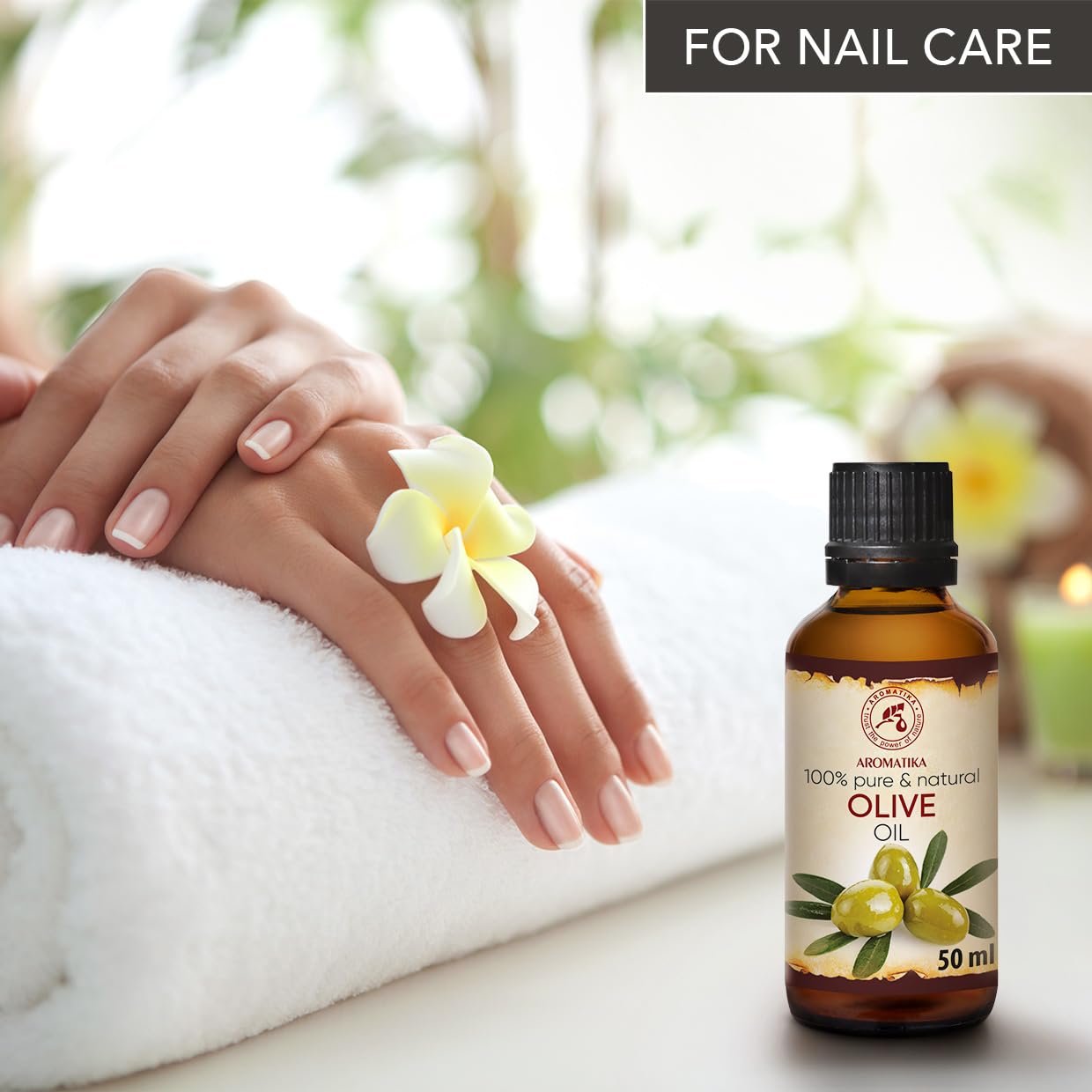 Olive Oil Extra Virgin 1.7 Fl Oz - 100% Pure Unrefined - Best for Hair - Skin - Nails - Lips - Face - Body - Scalp - Great for Beauty - Massage Oil