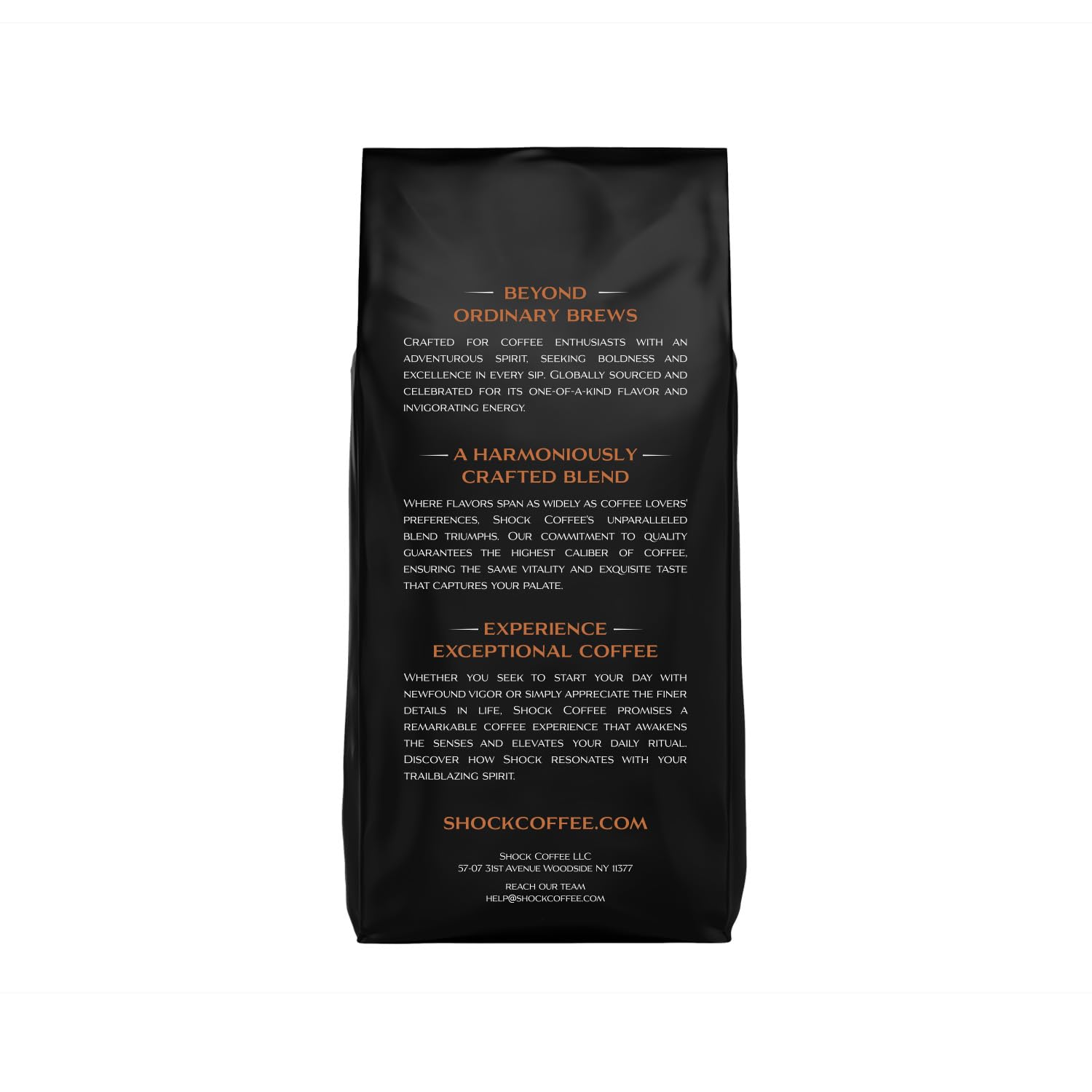 Shock Coffee Ground, The Strongest Caffeinated All-Natural Coffee, Up to 50% more Caffeine. 1 pound