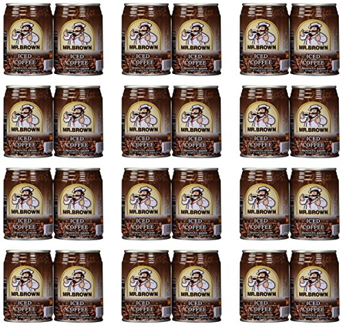 Mr. Brown Iced Coffee, 8.12-Ounce (Pack of 24)