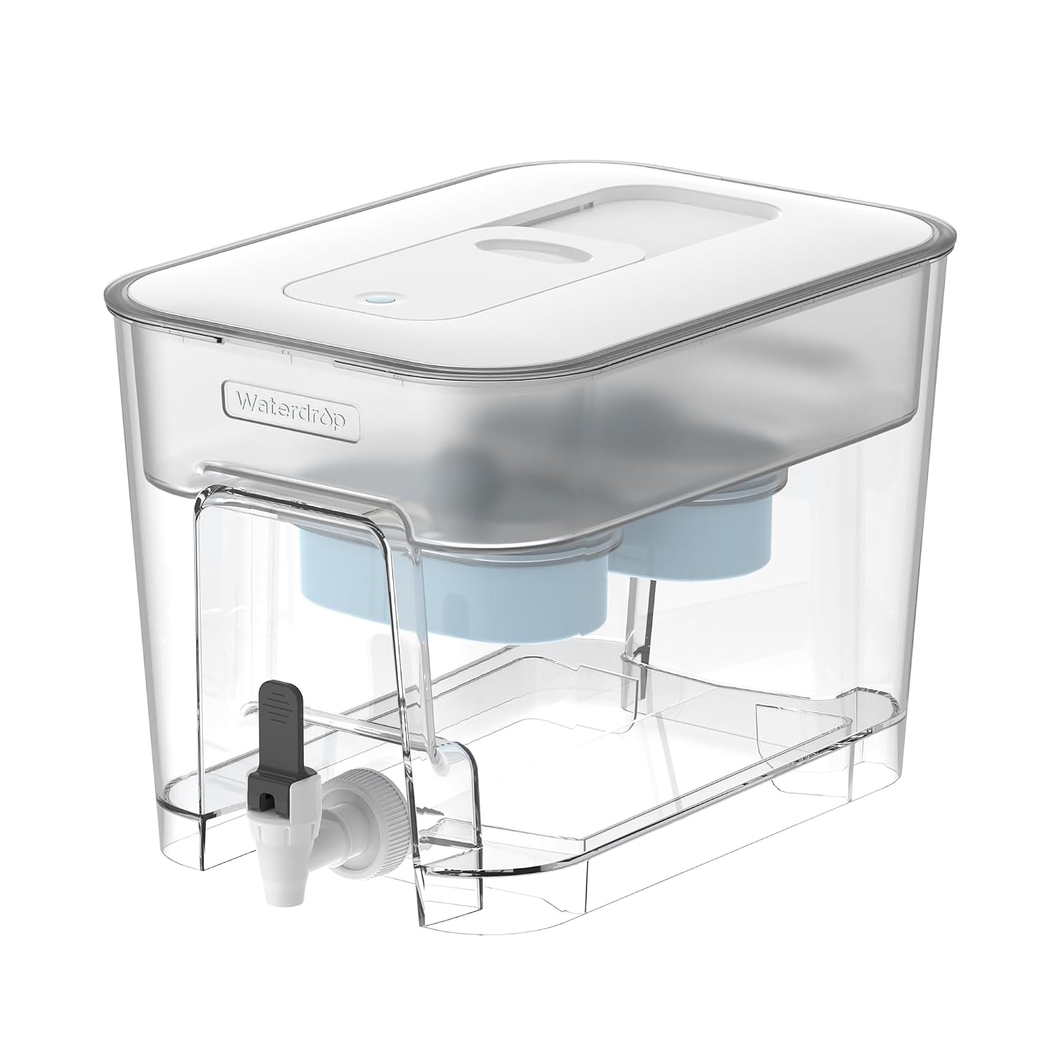 Waterdrop WFD-22L Large Water Filter Dispenser, 40-Cup Capacity, Black