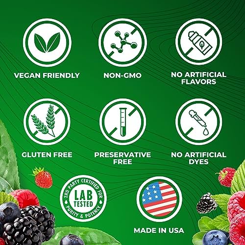 Total Tea Green Powder for Energy & Digestive Health with Turmeric, Amla Powder & Vitamin C - 30 Servings