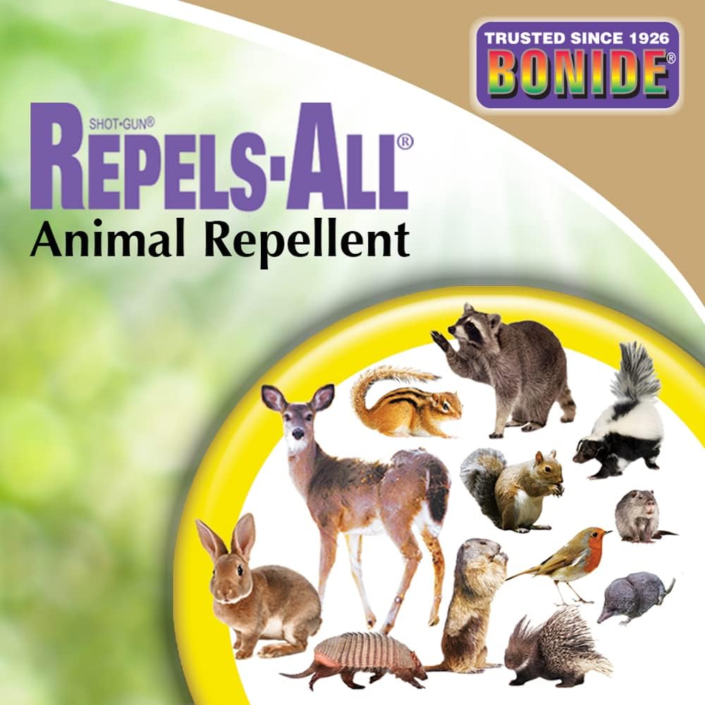 Bonide Repels-All Animal Repellent, 128 oz Concentrate | Outdoor Pest Control, Deter Deer from Garden, People & Pet Safe