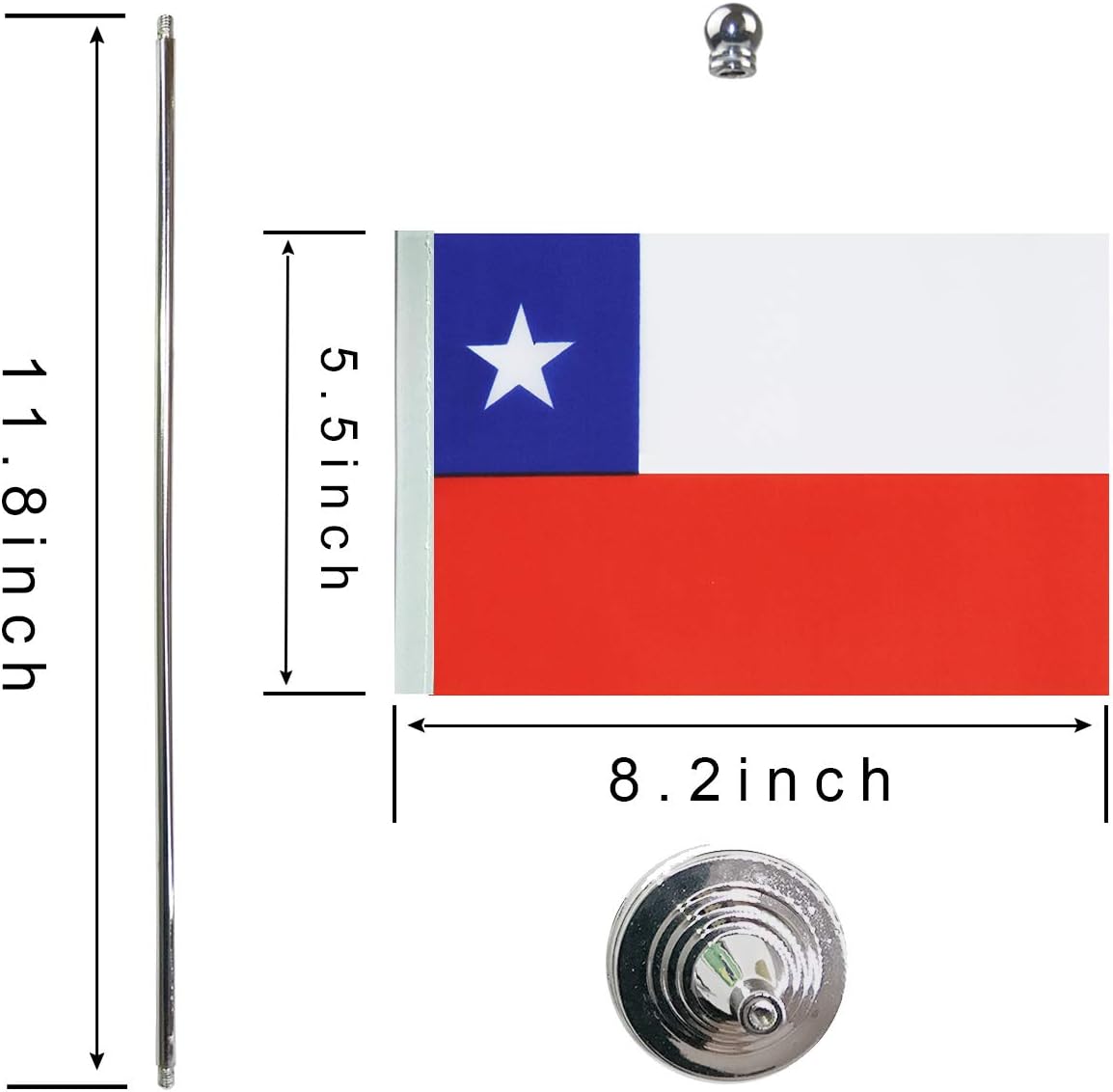 Nicaragua Flag - Table & Desk Flag, Office Decor, Festival Banners