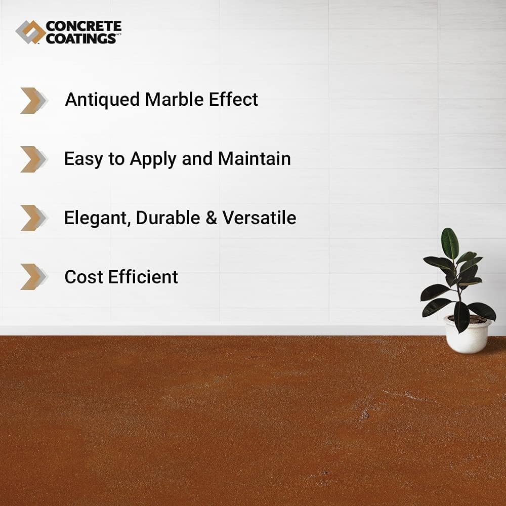 CC Concrete Coatings Vivid Acid Stain for Concrete | Weathered Terracotta | 4 oz Tester