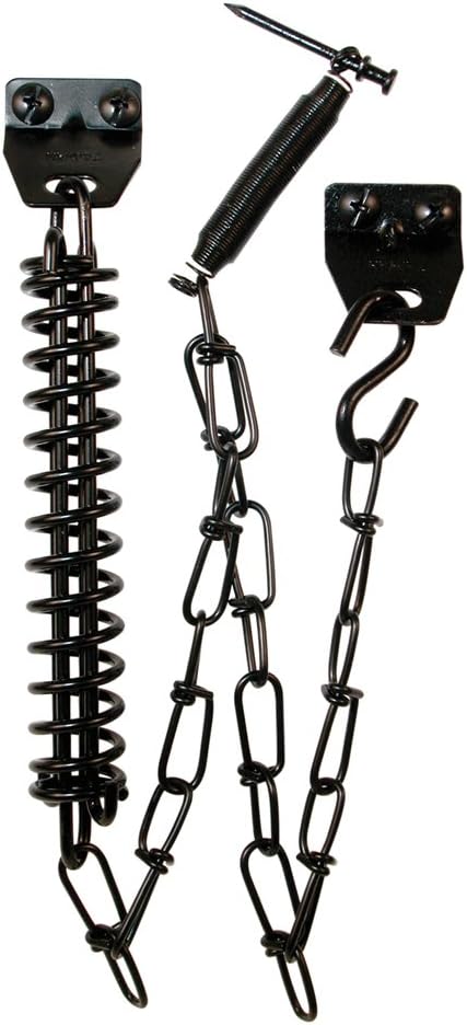Prime-Line K 5026 Storm Door Protector Chain & Spring, Aluminum Finish (Single Pack)