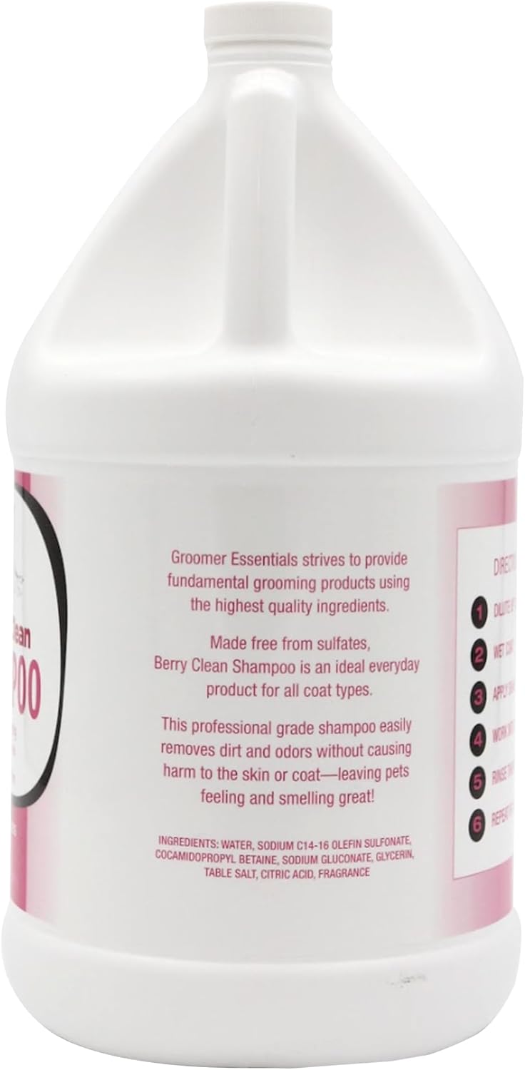Groomer Essentials Berry Clean Dog Shampoo Gallon
